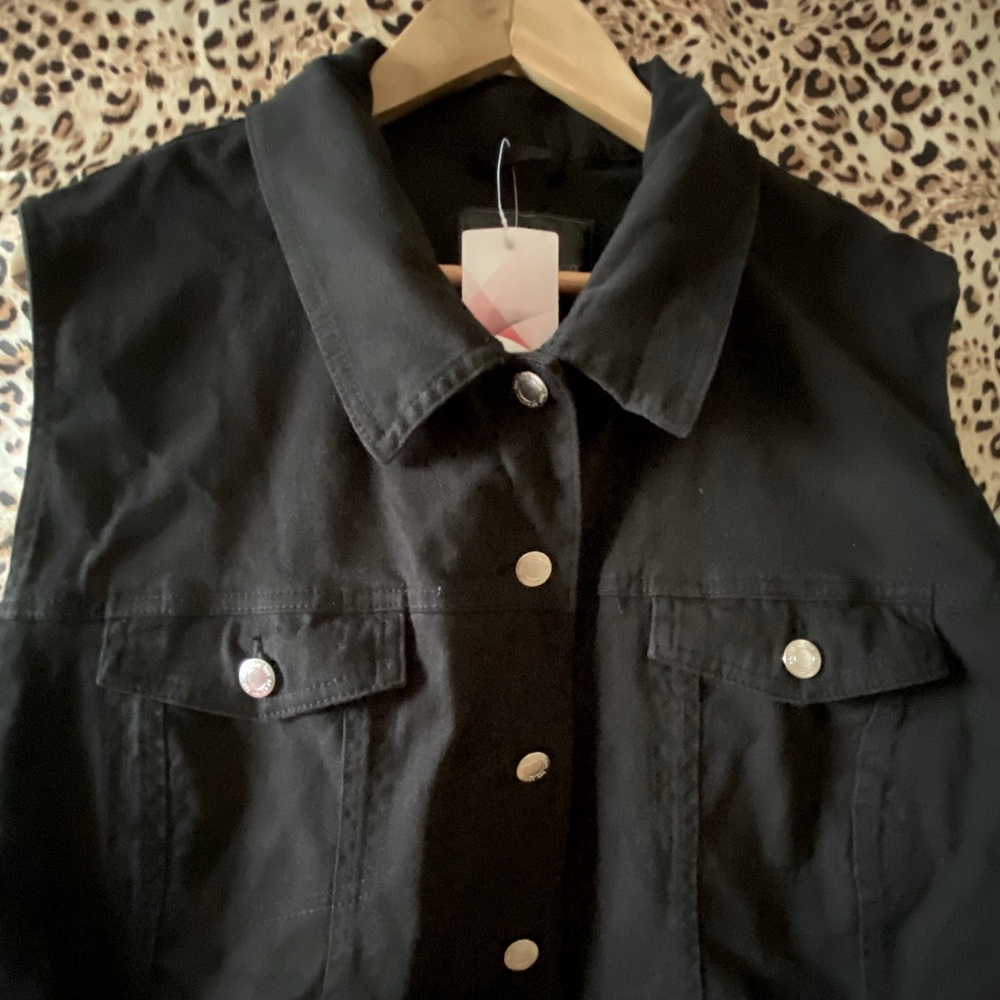 ‼️ 2 for $12 ‼️ Black Denim Vest